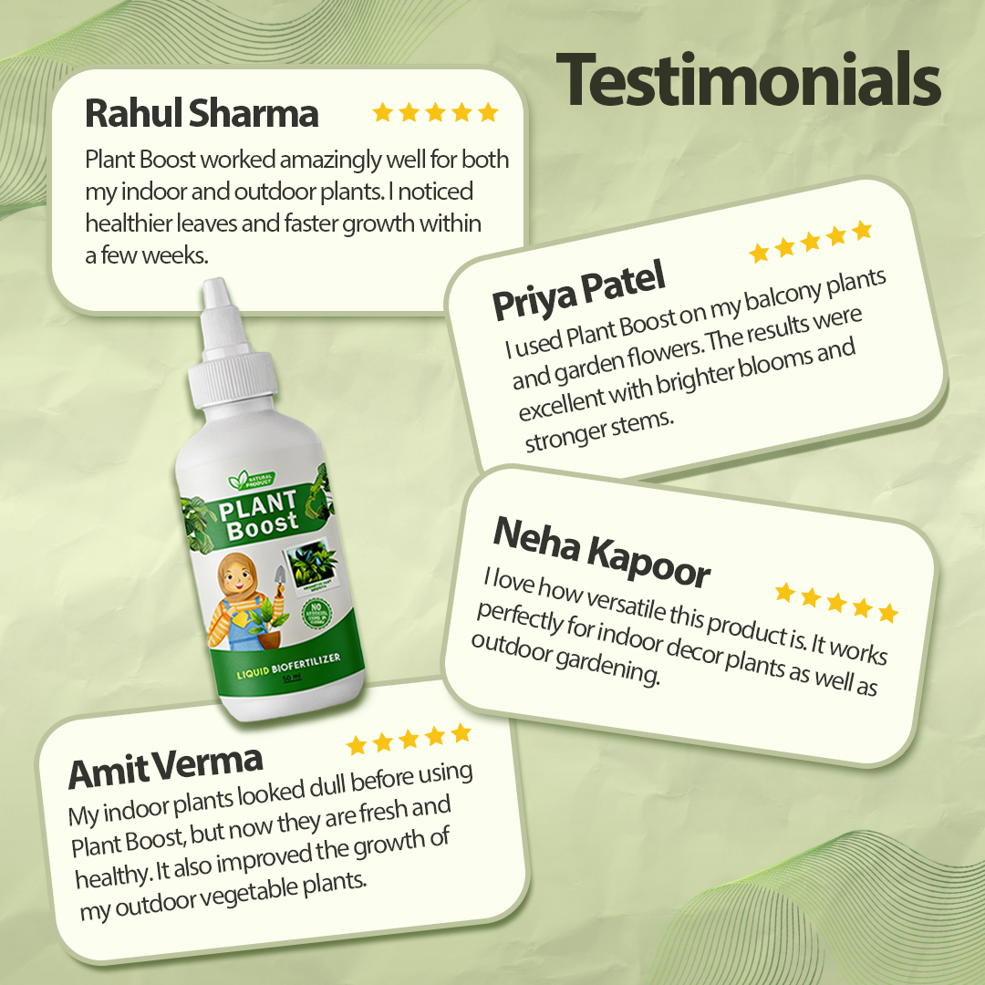 Organic Plant Boost - Faster Growth & Stronger Roots