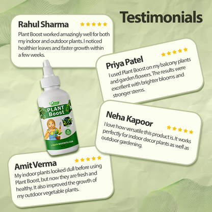 Organic Plant Boost - Faster Growth & Stronger Roots